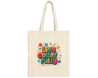 Live Colorfully tote bag | gifts for her,bag,personalized gifts,wedding gifts,personalized gift,backpack,mothers day,mothers day gift,bags