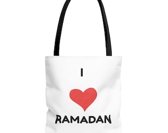 ラマダン大好きトートバッグ | ハートグラフィック、イードギフト