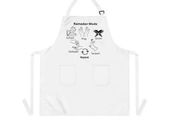 Ramadan Mode  Apron | , Muslim Shirt, Ramadan Shirt, Islamic Shirt, Gifts For Muslims, Ramadan Mubarak,Islamic Clothing,Happy Eid,Eid Gift