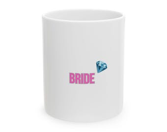 Bride with Diamond Mug | Life of a Bride Mug | personalized gift l gift for him or herl bridal shower gift l wedding gift l bridal mug