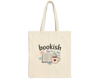 Bolso tote Bookish | bolso tote para accesorios | bolso tote para portátil | bolso tote para portátil