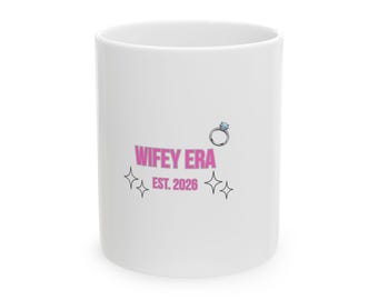 Wifey Era Est. 2026 Mug | Life of a Bride Mug | personalized gift l gift for him or her l bridal shower gift l wedding gift l bridal mug  l