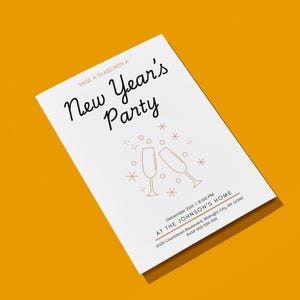 New Year&#39;s Invite