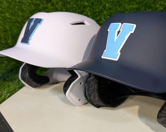 3D Batting Helmet Emblems