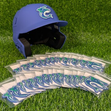 3D Batting Helmet Emblems