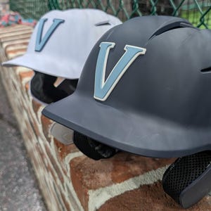3D Batting Helmet Emblems, Baseball, Softball, Travel Baseball, Fastpitch Softball, Decals, Stickers, Raised