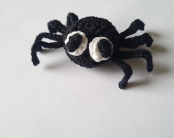Crochet Tarantula Pattern, Amigurumi Tarantula Pattern, Easy Tarantula Amigurumi Pattern, Halloween Creepy Decoration