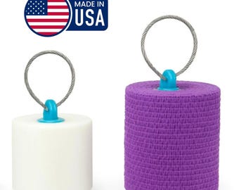 Houder medische tape/coban: 3D-geprinte badge-accessoire met sleutelhanger