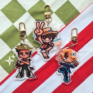 One Piece Boys! | Stickers Keychains Charms