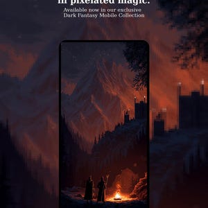 Sfondi Pixel Dark Fantasy 2 (per dispositivi mobili) (confezione da 5)