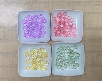 April 2023 Handmade Skittles, Dew Drops, Colored Acrylic Discs, droplet, Bling, Pearls Craft Embellishment Paper Crafting