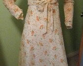 Vtg. 1960s 70s Dance Originals by Zarnett Toronto Maxi Dress w. matching bolero jacket Prom Day Office 34 quot -26 39 -34 quot