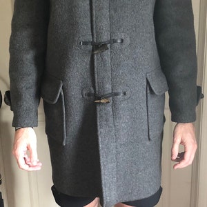 Vintage 1970s Tartaneer by Gloverall Grey Wool/ Nylon Long - Etsy