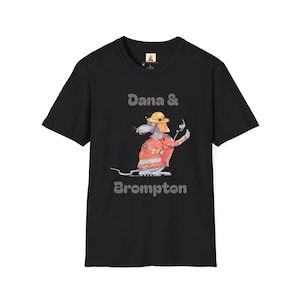 Brompton Rat Vigile del fuoco cartoni animati T-shirt Vigili del fuoco divertenti stravaganti adulti maglietta colorata colorata