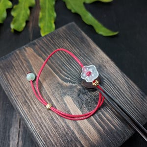 Lucky Red String Jade Bracelet – Handmade Leather Rope Jewelry for Gifting