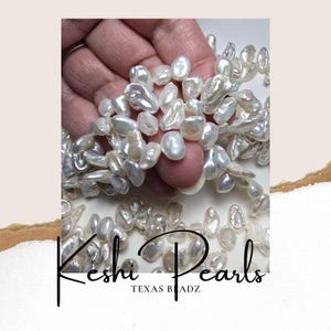 Keshi Pearls Freshwater Top Drilled KP551