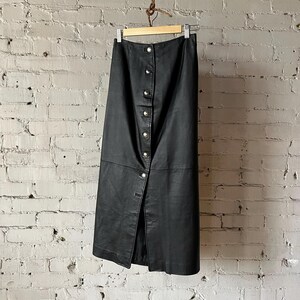 Newport News Leather Skirt - Etsy