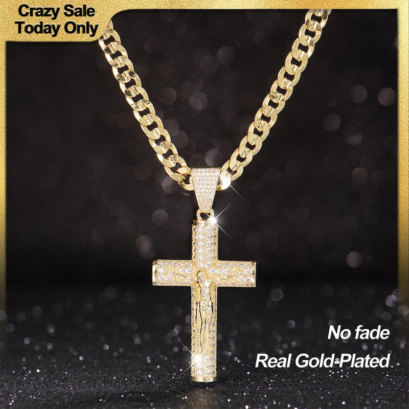 24 K Gold Pendant Jesus - Etsy