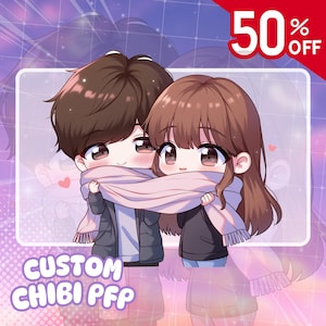 Chibi PFP personalizzato / chibi carino, icona chibi, personaggio chibi, vtuber chibi, animale domestico chibi, emote chibi, commissione personaggio, anime chibi