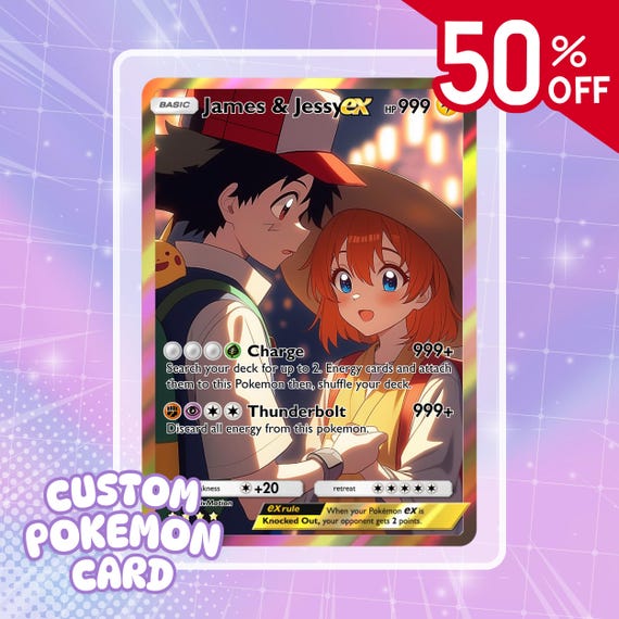 Pokemon, Pokemon Card, Couple Pokemon Card, Pokemon Potraits, Pokemon Card  Commission, Pokemon Gifts, Custom Pokemon Portrait - Etsy