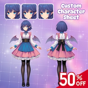 Character Reference Sheet, Vtuber Reference Sheet, Reference Sheet, Furry Reference Sheet, Anime Reference Sheet, Chibi Reference Sheet