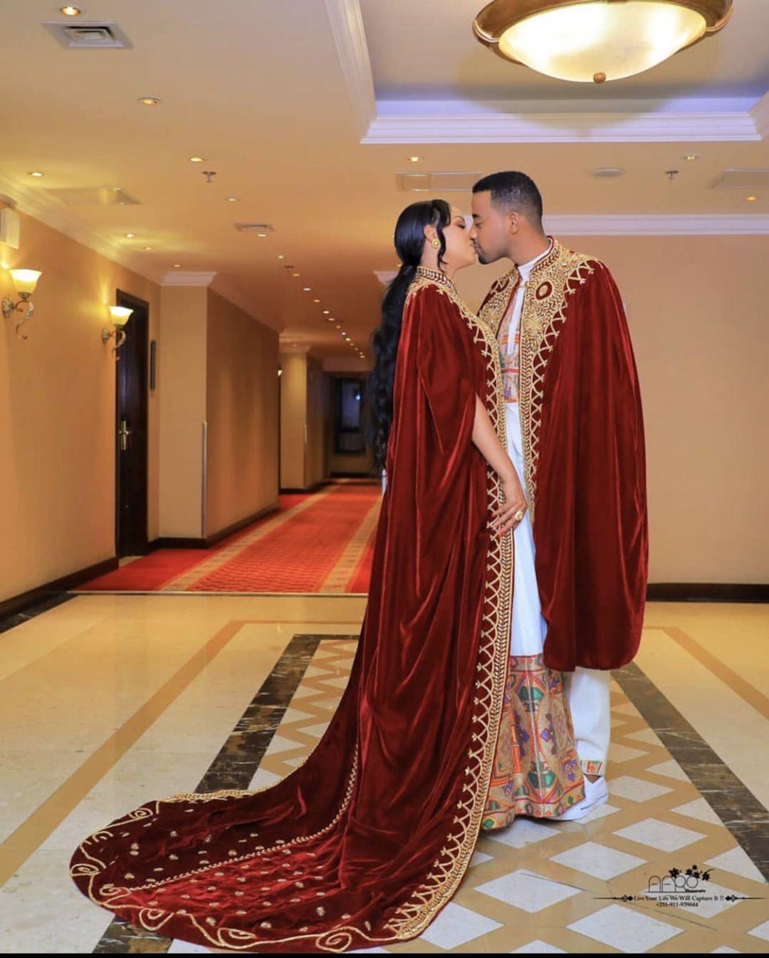Qaba Robe Handwoven Ethiopian Kaba (qaba) – Traditional Wedding & Ceremony Cloak ...