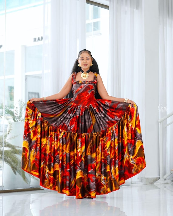 Ethiopian Chiffon Kemis - Handcrafted Flowing Dress | Minimalist Habesha Fashion by Shematibebe Ethiopian Chiffon Kemis - Handcrafted Flowing Dress | Minimalist Habesha Fashion by Shematibebe