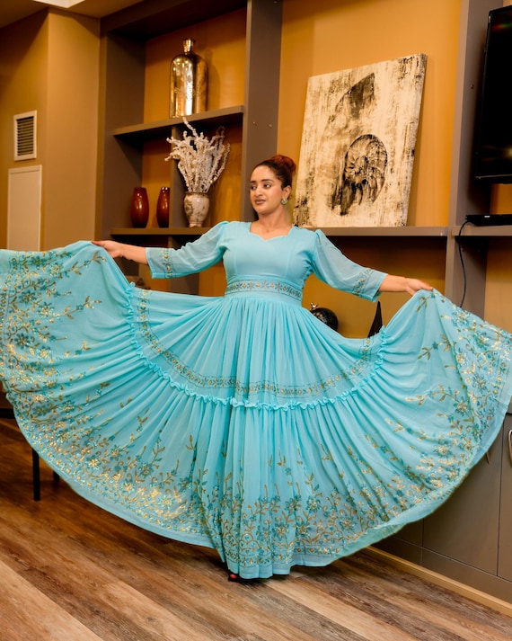 green emerald velvet dress Habesha Golden dress – Rosa Bella Chiffon main image 1
