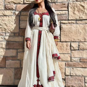 Ethiopian Traditional Dress | Handcrafted Habesha Kemis | Elegant Cultural Outfit | African Fashion for Women |Custom Made Ethi