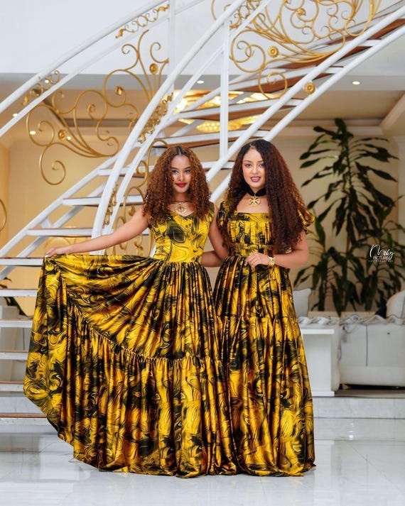 fashion ethiopian chiffon dress Traditional Dresses Habesha Dresses Modern Chiffon Dresses Chiffon Dress Habesha Dress, Habesha Kemis, Eritrean Ethiopian