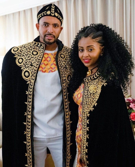 Handwoven Ethiopian Kaba (qaba) – Traditional Wedding & Ceremony