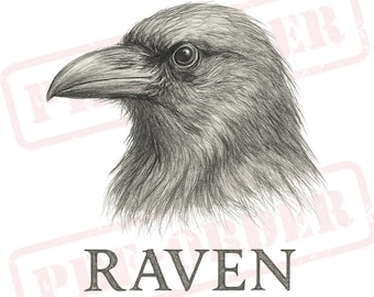 Odin Raven Axe Design: Viking Norse Mythology Art (Digital Download)