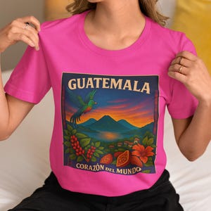 Guatemala PNG SVG | Guatemala Mágica Digital Art | Mayan Culture Shirt Design | Lake Atitlán Clipart | Vintage Guatemalan Poster Sublimation