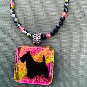 Westie dog pendant necklace