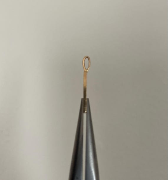 Vintage 14K ‘C’ Block Initial Charm - image 9