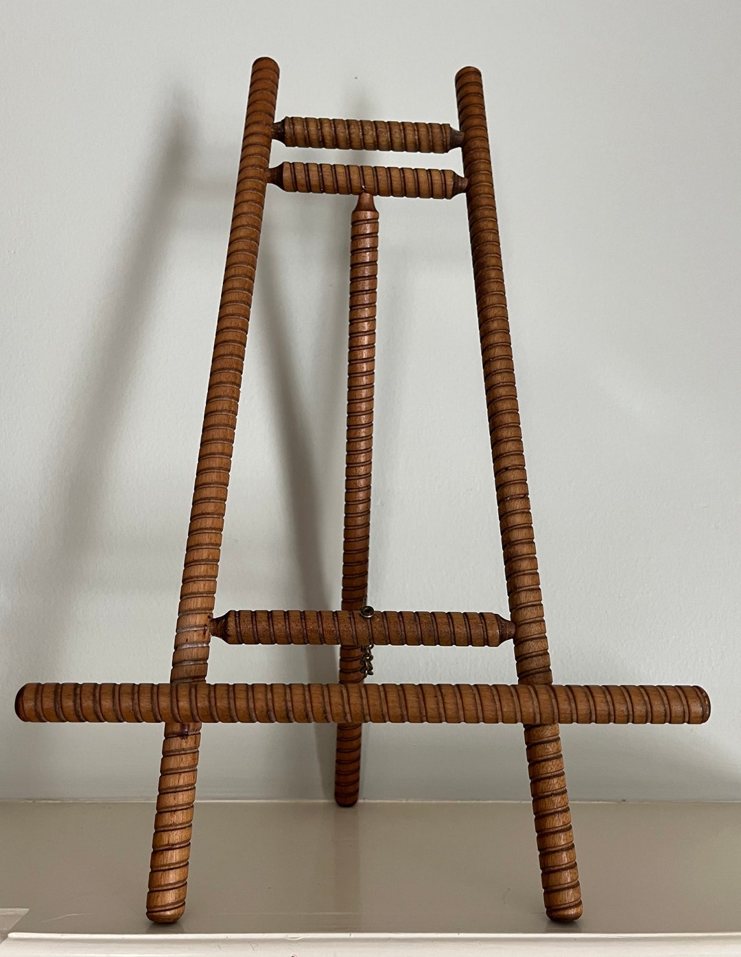 Vintage Wooden Tabletop Easel Etsy