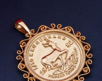 1981年南アフリカ1/10オンス金クルーガーランドBU未流通コイン