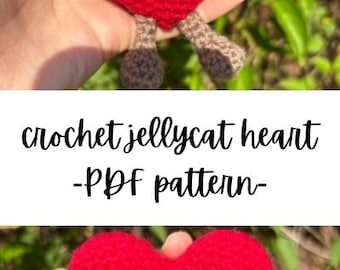 PDF Crochet Jellycat Heart Pattern - Etsy