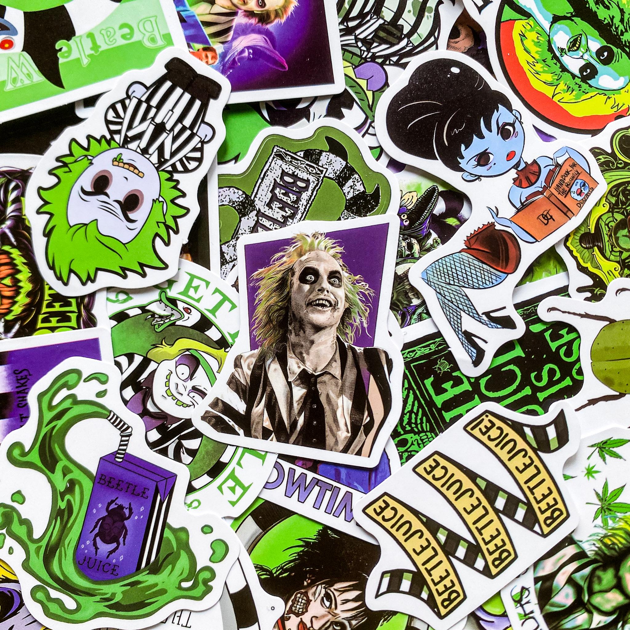 Beetlejuice Vinyl-Stickerbogen - Offiziell Lizenziert, Für Handys, Tablets & Mehr