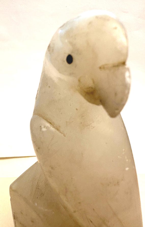 Antique Italian Hand Carved Soapstone Sculpture