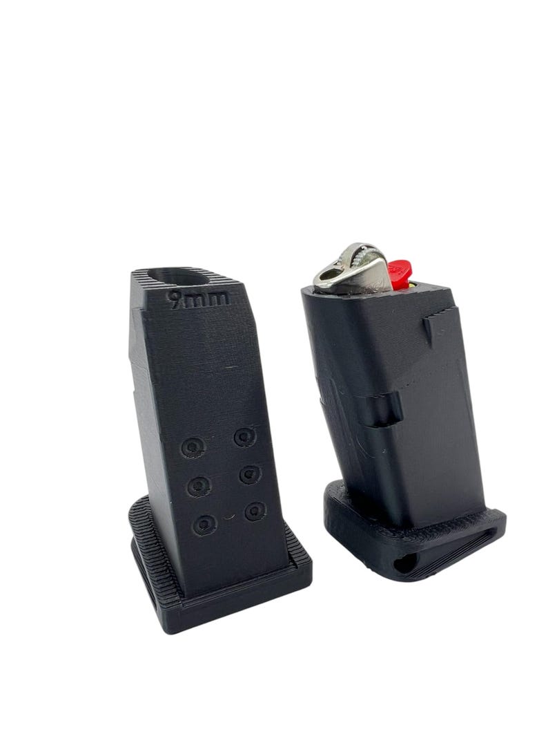 9mm Magazine Lighter Holder for Bic-style lighters image 3