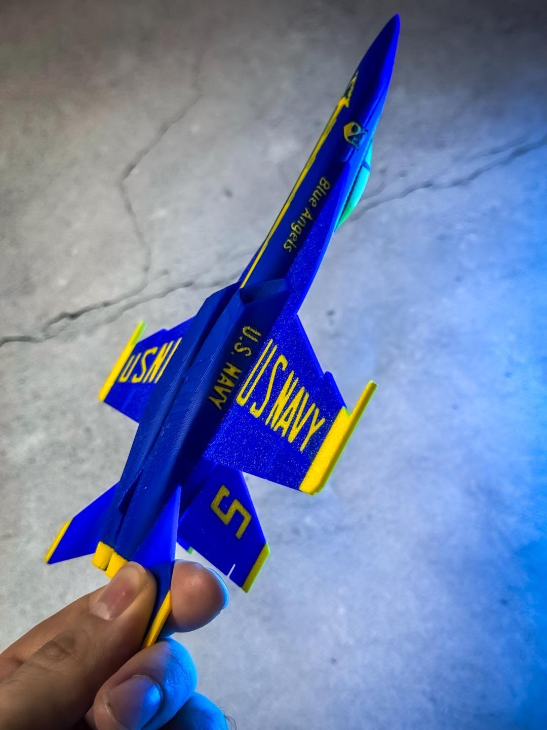 F/A-18 Super Hornet Blue Angels Plane Kit Card – 3D Puzzle Model