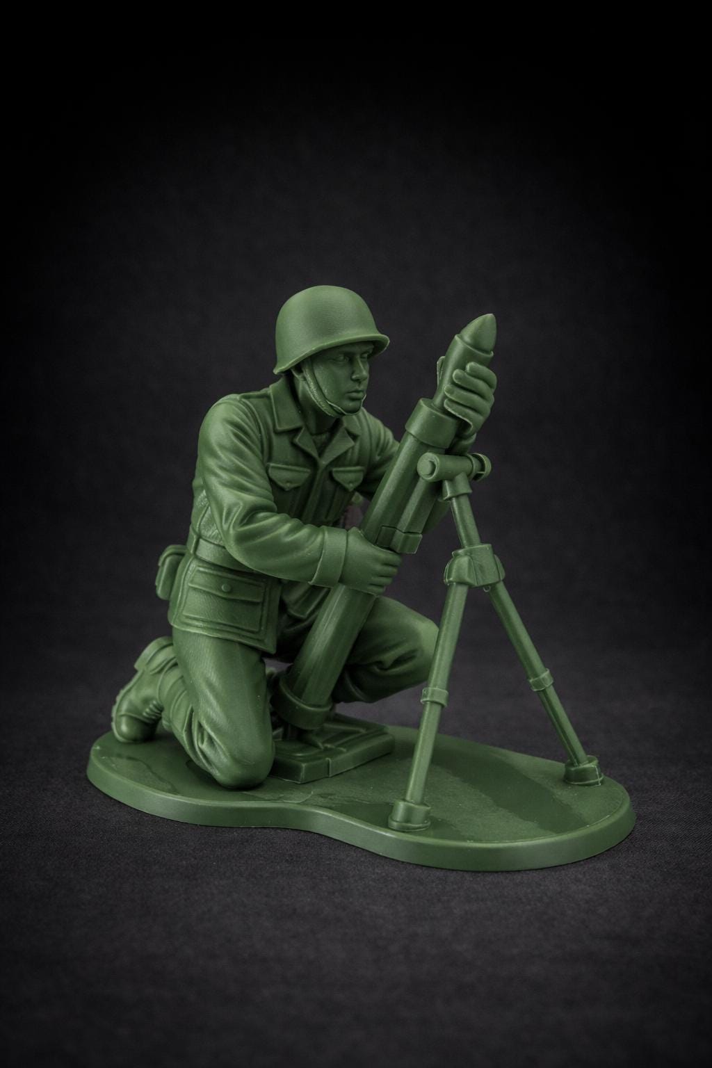 Mortarman XL Soldier Figurine – Tall Army Man Statue - Etsy