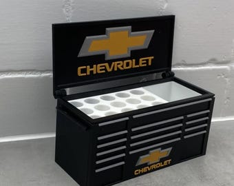 Toolbox Pen Holder Organizer – Automotive Desk Caddy for Gearheads, Mechanics & Car Enthusiasts