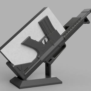 Porte-cartes de visite Colt M4A1 – Décoration de bureau pour armes à feu tactiques