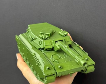Army Tank Model, 3D Printed Military Display, Desk Decor, Veteran Collector Gift