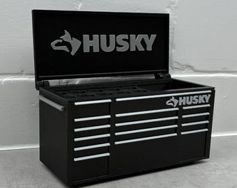 Workbench Toolbox Pen Holder – Tool Box Organizer for Desk – Gift for Mechanics, Woodworkers, and DIYers – Garage & Workbench Decor