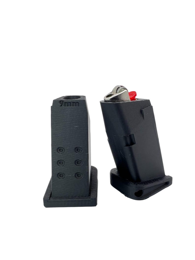 9mm Magazine Lighter Holder for Bic-style lighters image 4