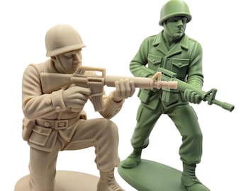 XL Soldier Figurine – Tall Army Man Statue