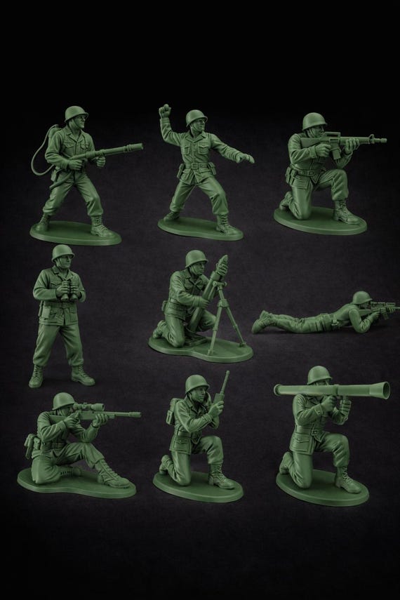 Bazooka XL Soldier Figurine – Tall Army Man Statue - Etsy
